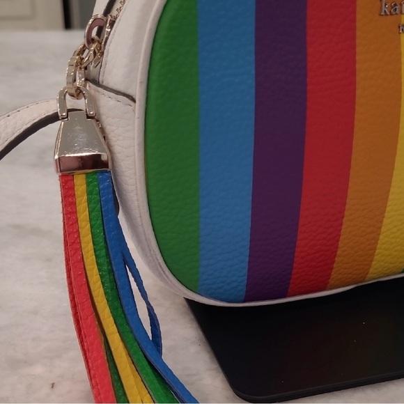Kate Spade Rainbow Stripe Crossbody Bag - Picture 3 of 7